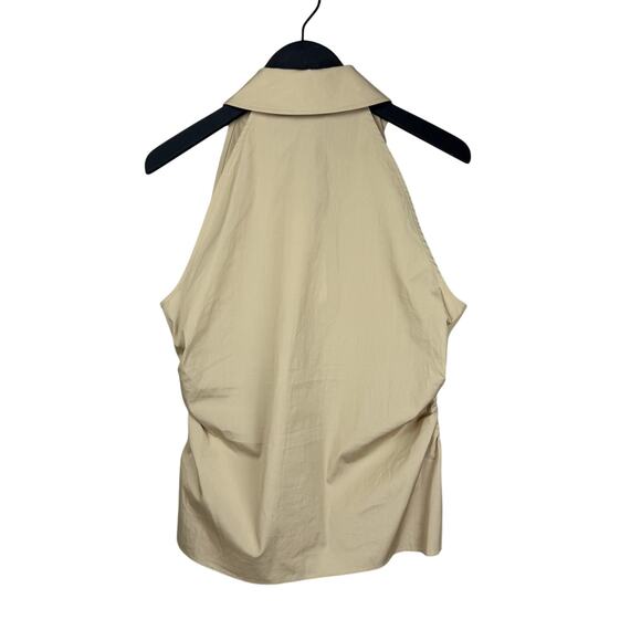 VERONICA BEARD Regina Sleeveless Button-Down Shirt 14 - Picture 7 of 9